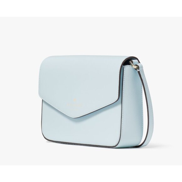 New Kate Spade Sadie Envelope Crossbody Crisp Sky - Picture 4 of 5